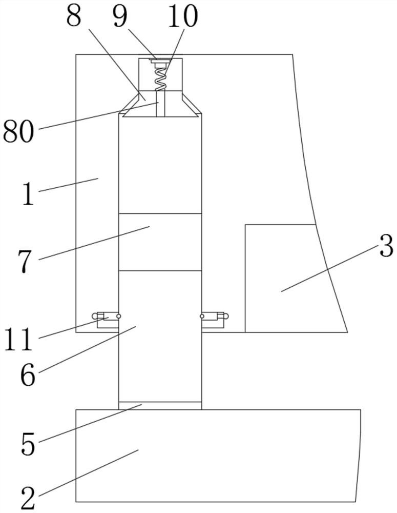 Energy-saving magnetic lock with buffering function