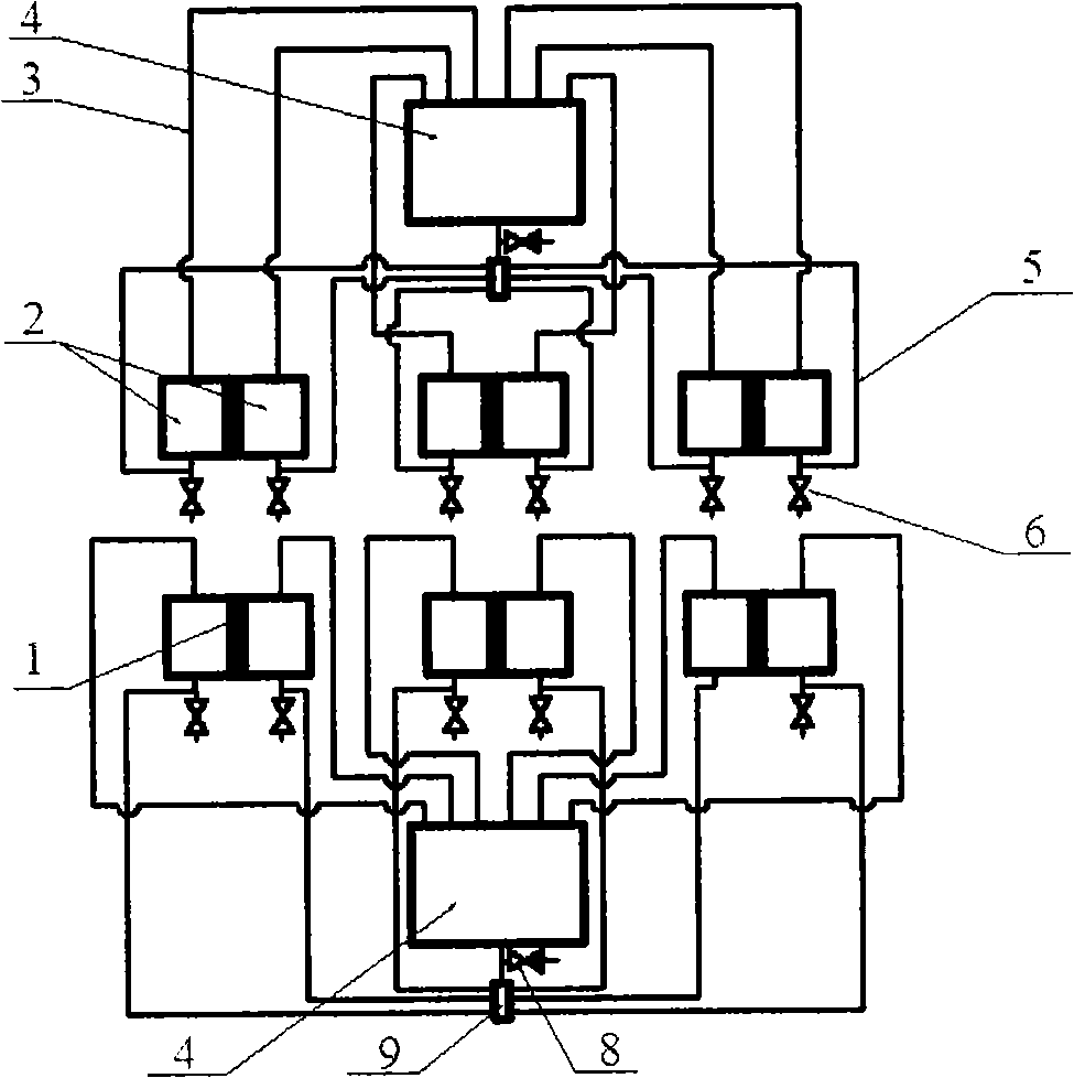 Silicon controlled thyristor device micro slot group composite phase change integrated cooling heat dissipation method and device