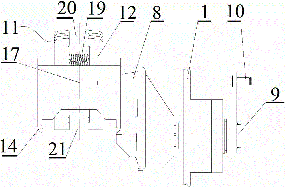 Moving contact unit and three-position switch with moving contact unit