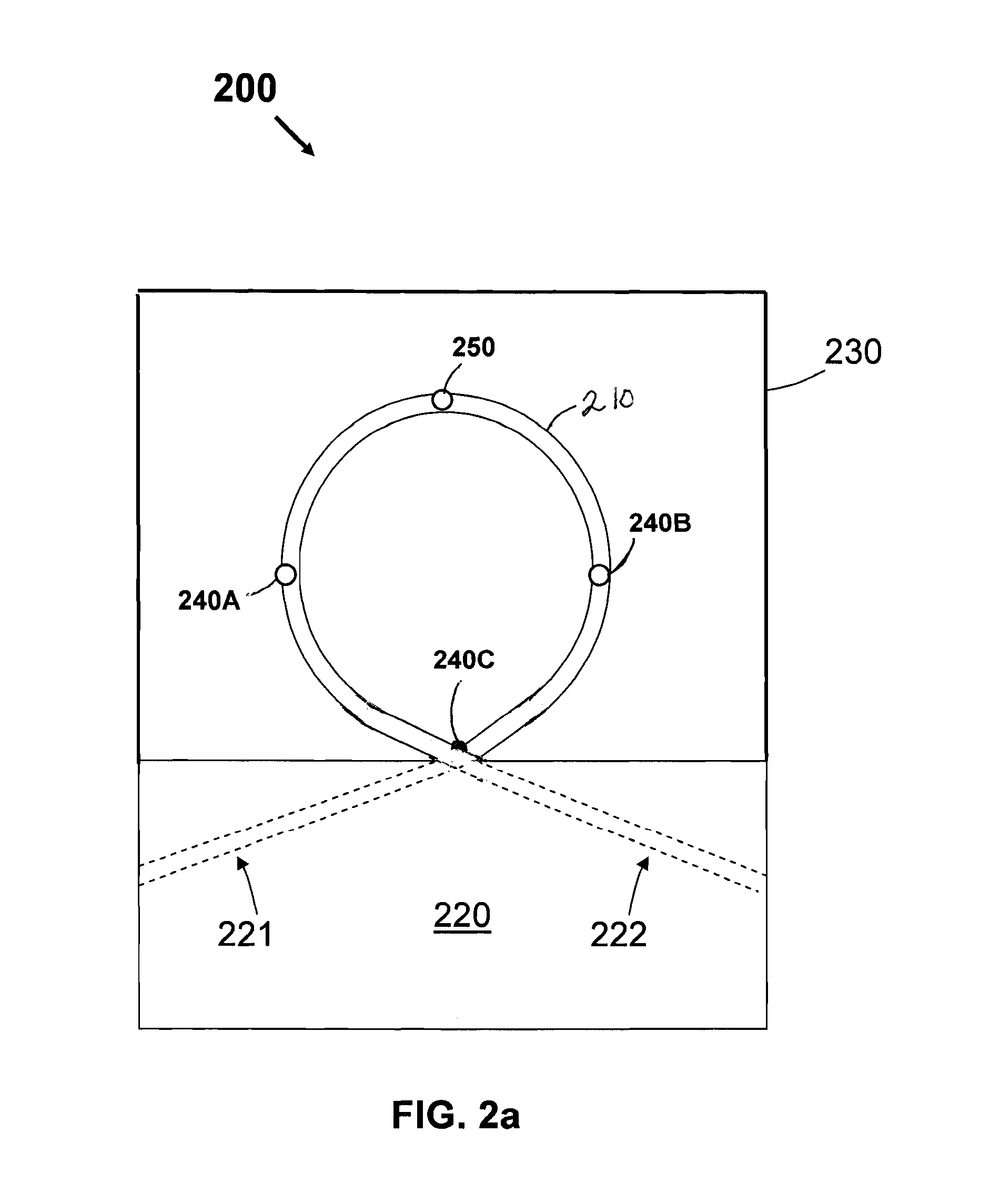 Thermal loop flow sensor