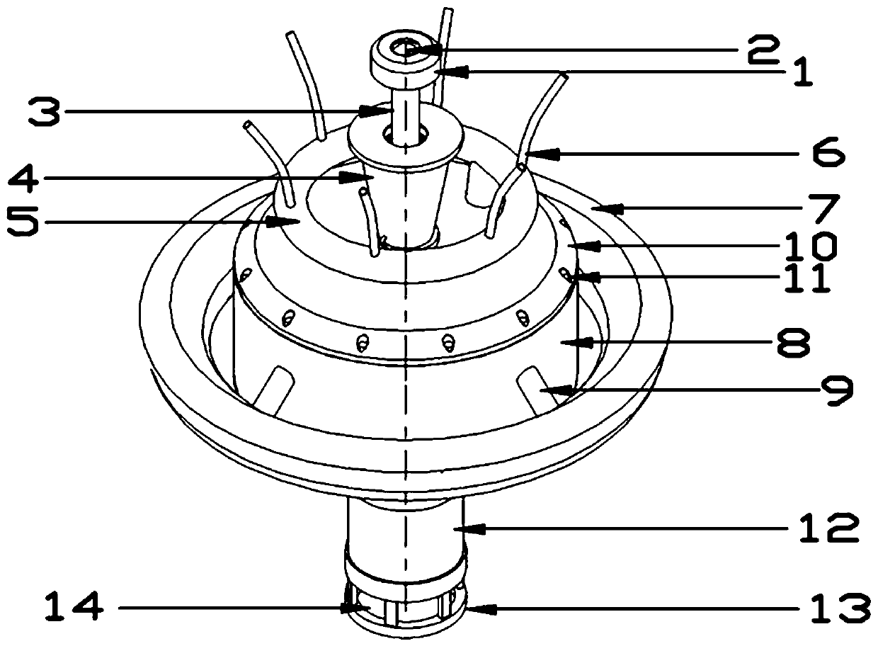 Floating spraying type ice breaker