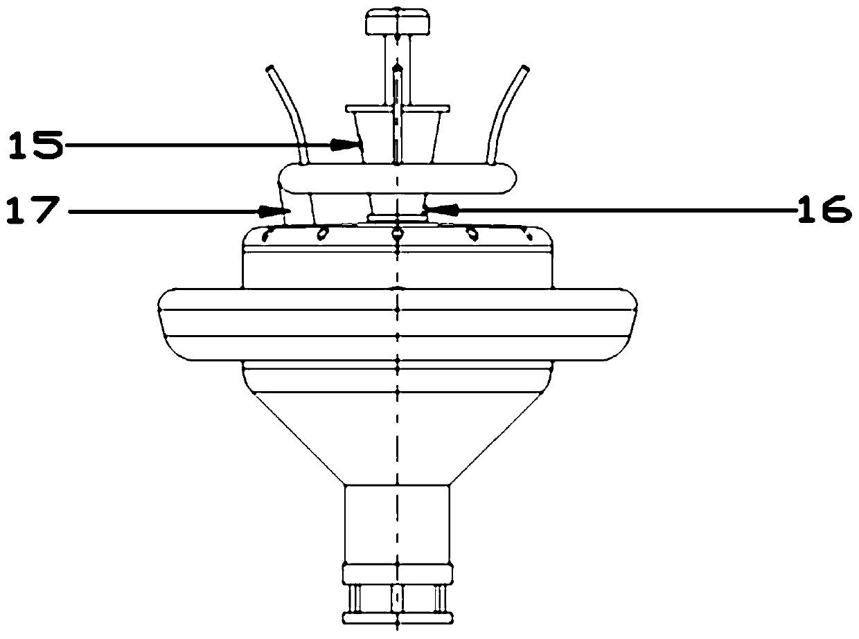 Floating spraying type ice breaker