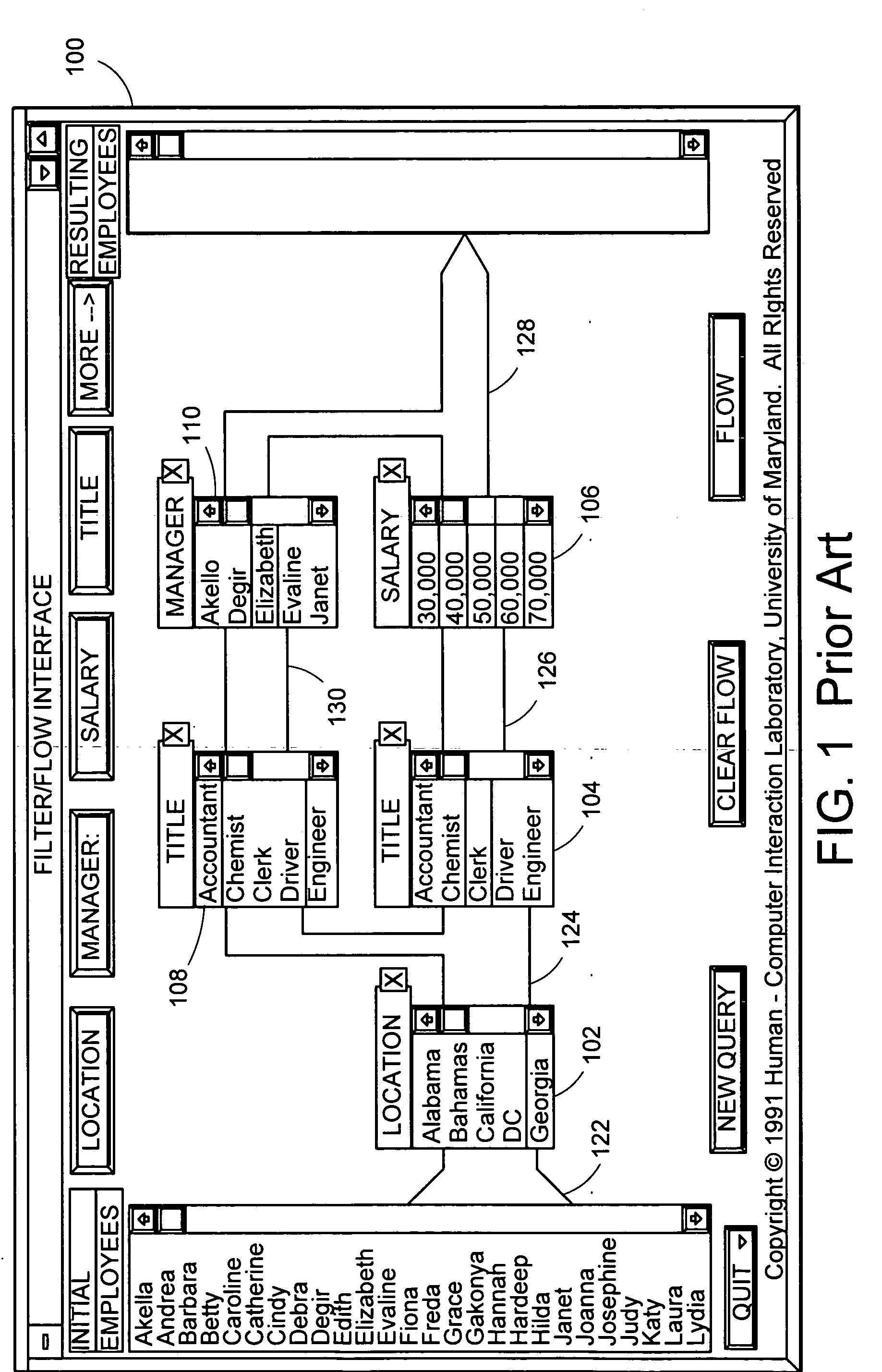 Graphical condition builder for facilitating database queries