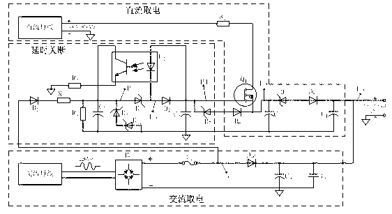 Photovoltaic (pv) grid-connected inverter low-voltage ride-through auxiliary power supply device and method