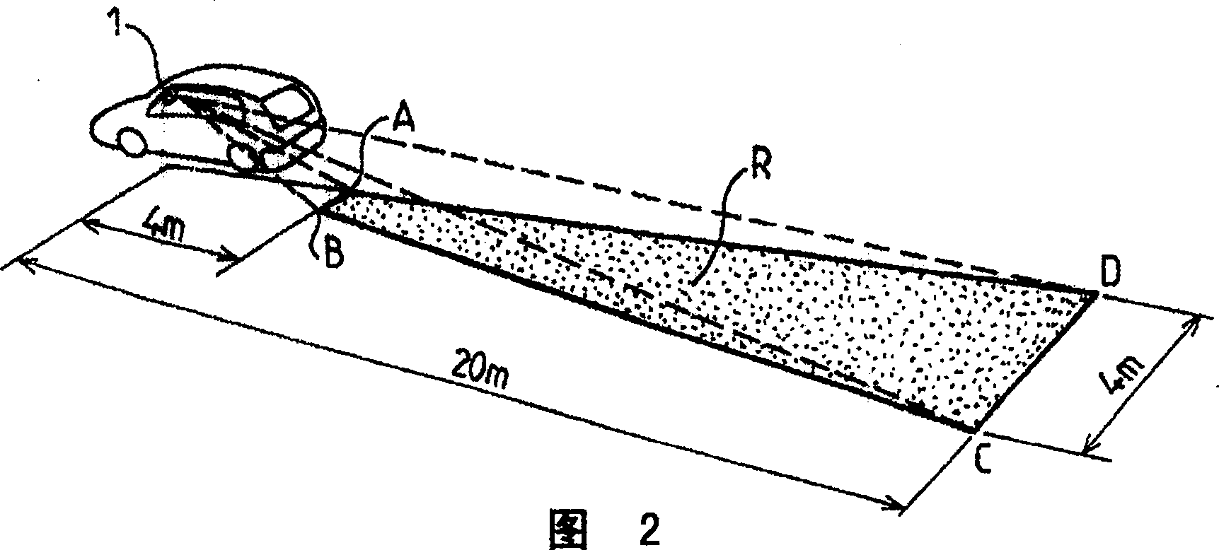 Method for increasing the field of vision in the mirror of a vehicle outside rearview mirror assembly and vehicle on which said method is implemented