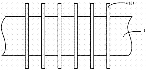 A copper aluminum alloy finned tube