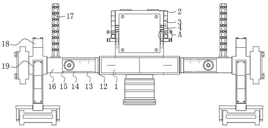 Quantitative range finder with protection structure and for rail transit fault diagnosis