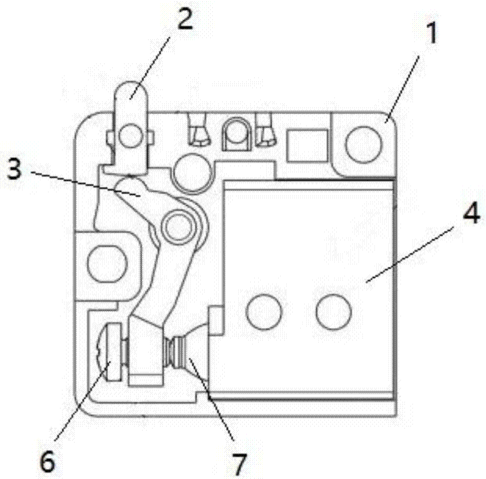 Lever-type inching limit switch