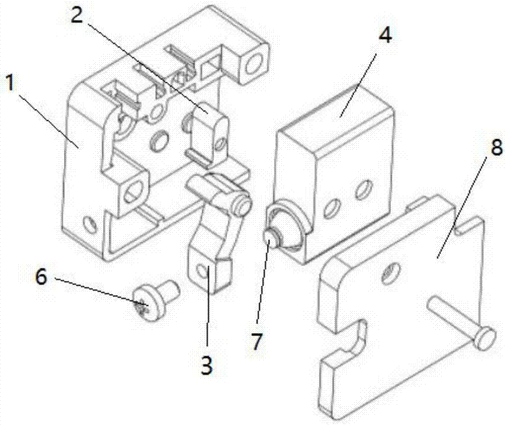 Lever-type inching limit switch