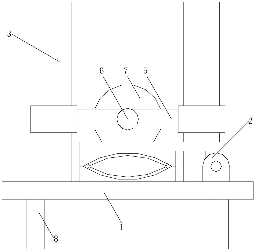 Mechanical part machining device in mechanical field