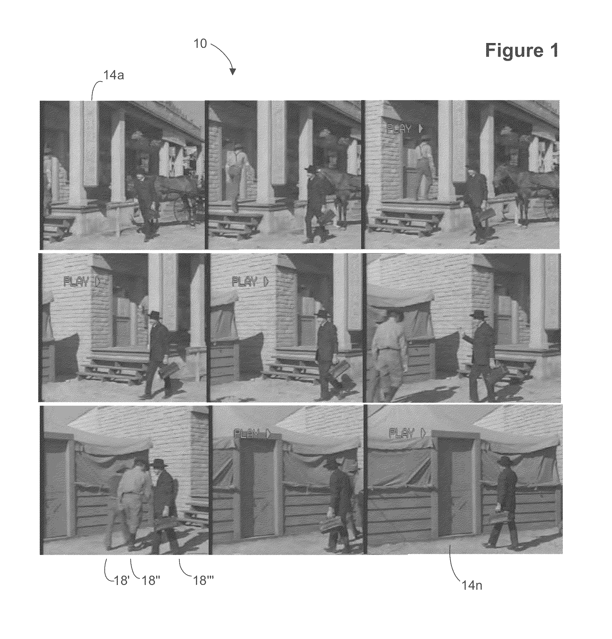 System and method for rapid image sequence depth enhancement with translucent elements