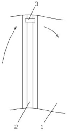 Flow guide type water-permeable ecological filter dam