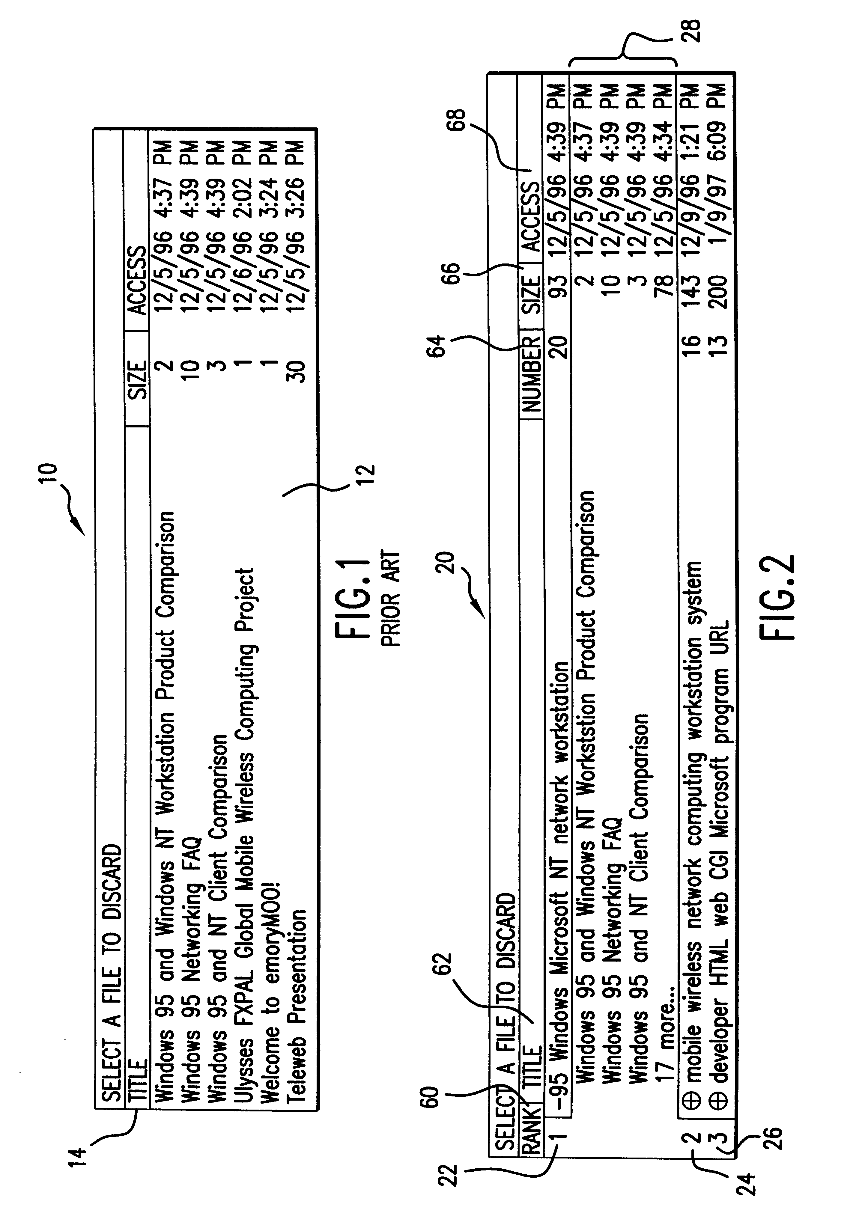 Document cache replacement policy for automatically generating groups of documents based on similarity of content