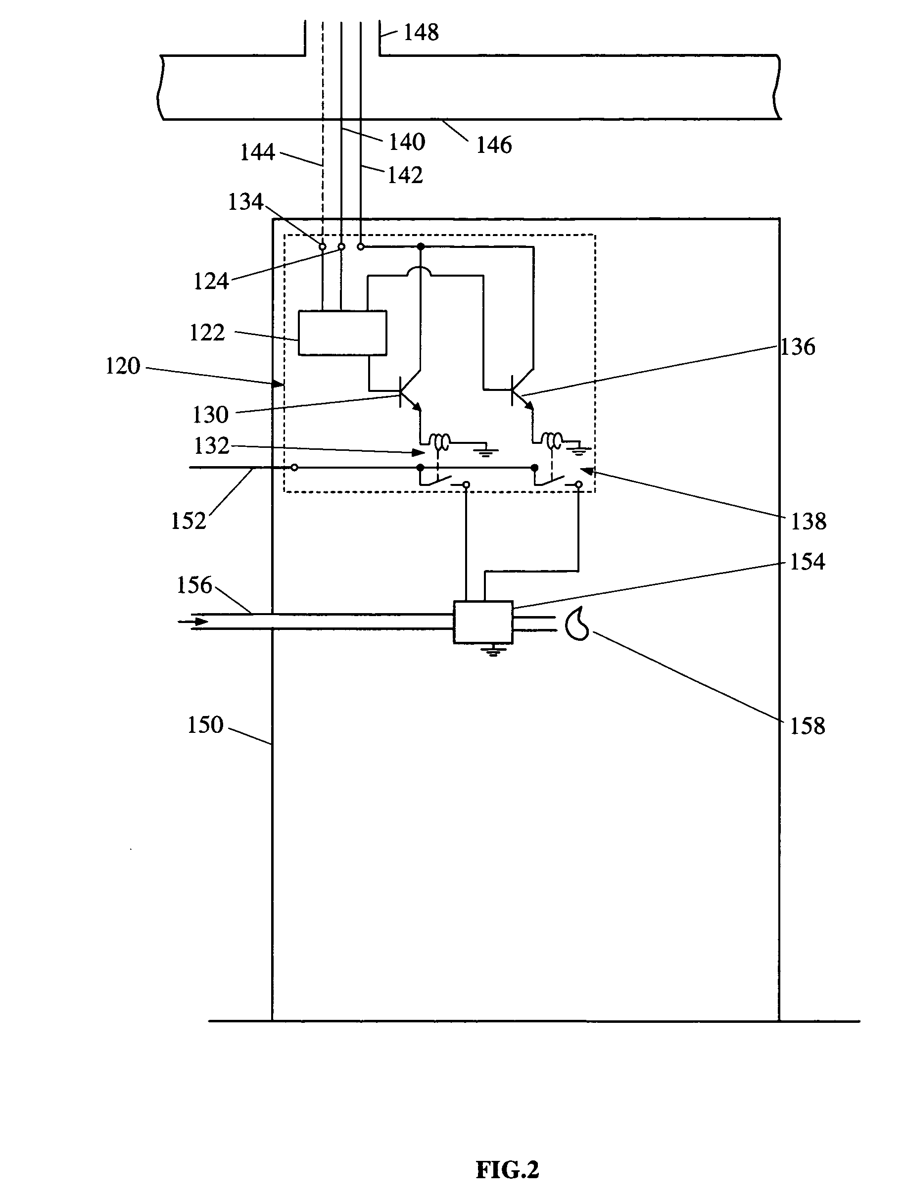 Controller for two-stage heat source usable with single and two stage thermostats