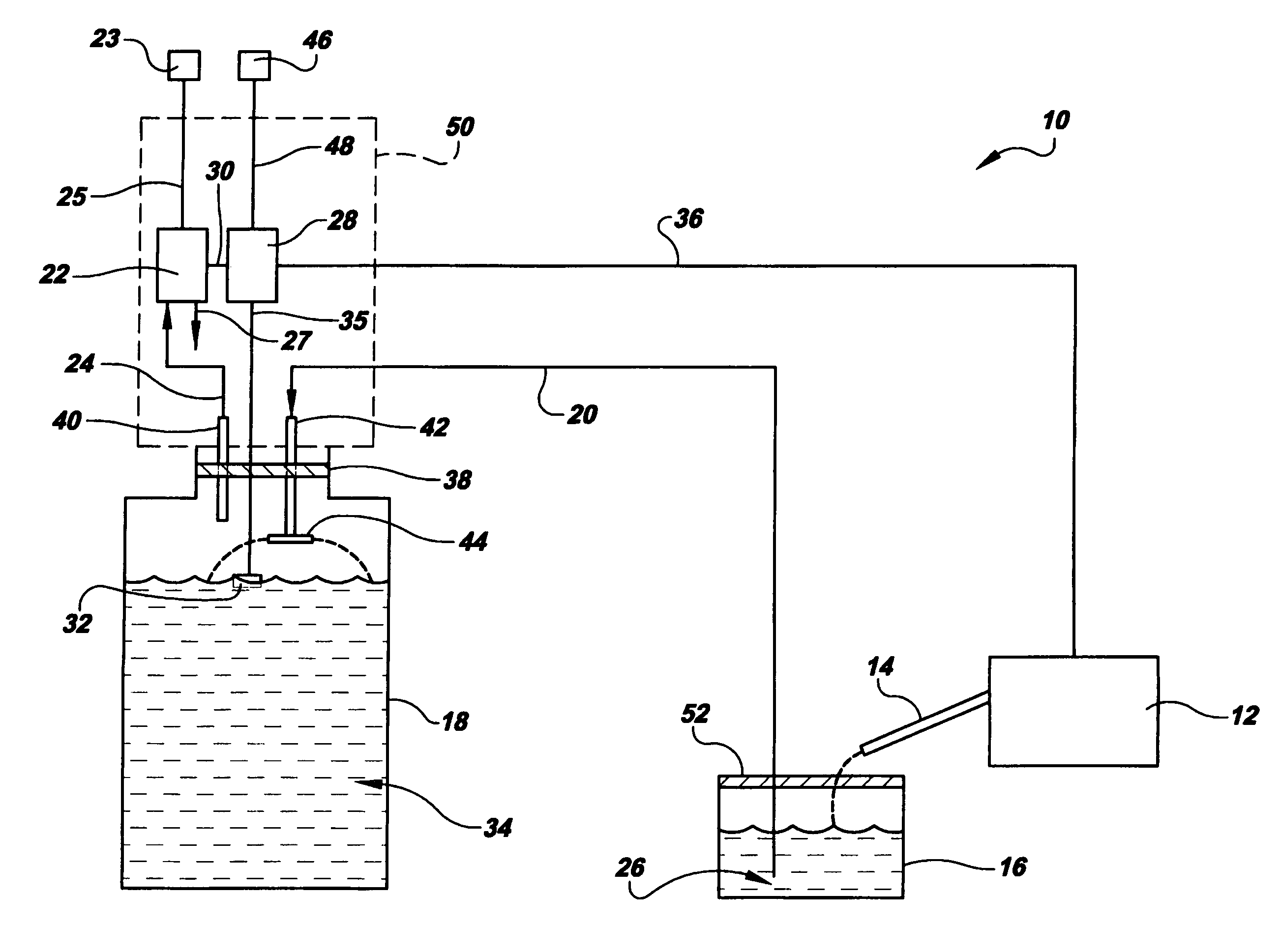 Vacuum separation, transport and collection system for immiscible liquids