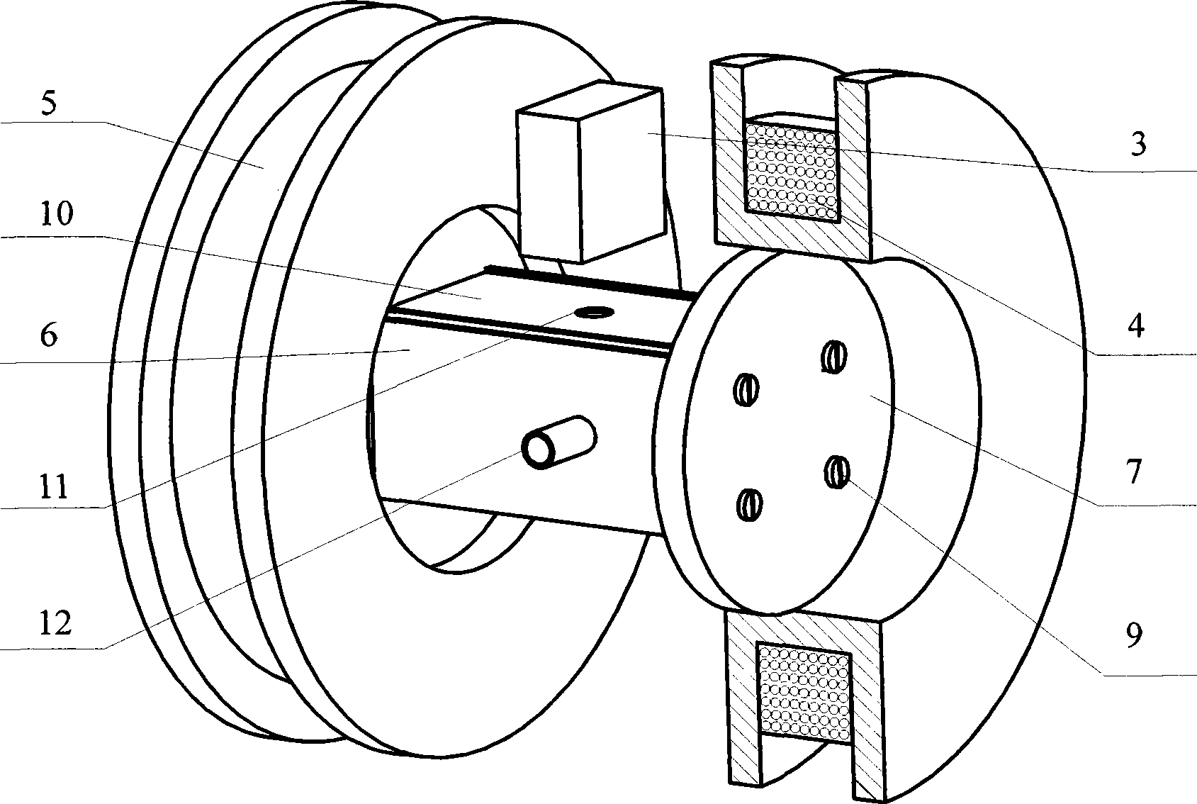 Method for measuring gas concentration by air-sensitive ultra-magnetostriction thin film