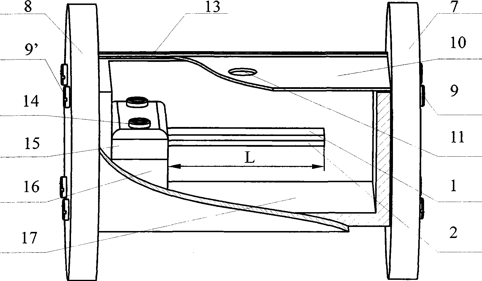 Method for measuring gas concentration by air-sensitive ultra-magnetostriction thin film