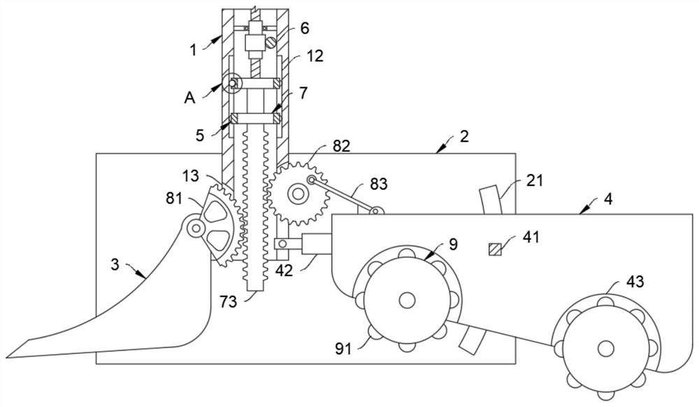 Bionic step-by-step compaction type ridging shaper