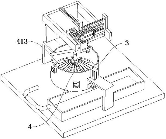 A kind of automatic quenching equipment for bolt fasteners