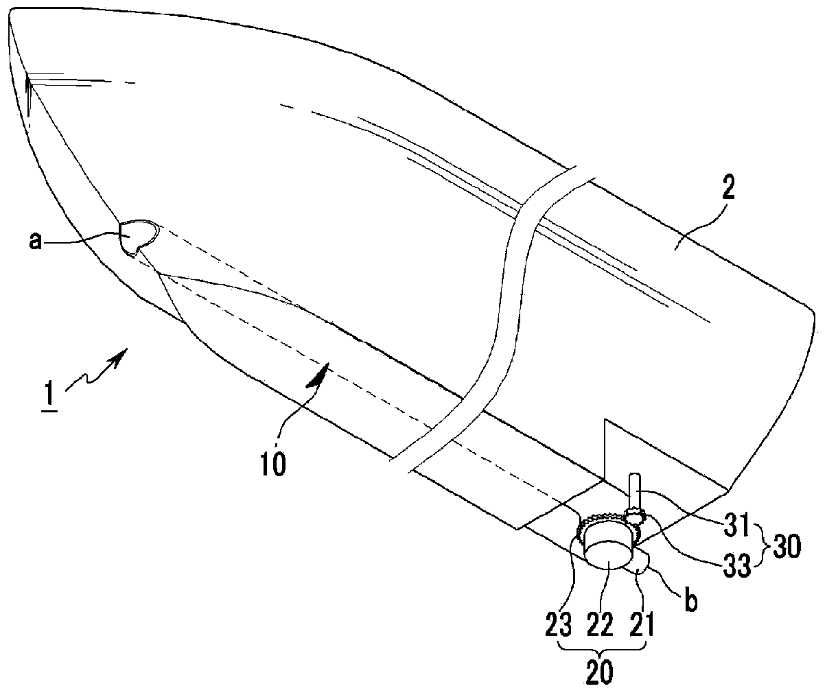 Device for propelling and turning hull