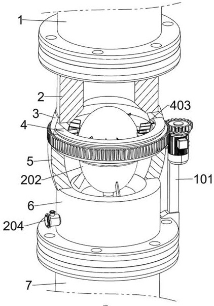 Online gas sampling equipment in oil field oil delivery pipe