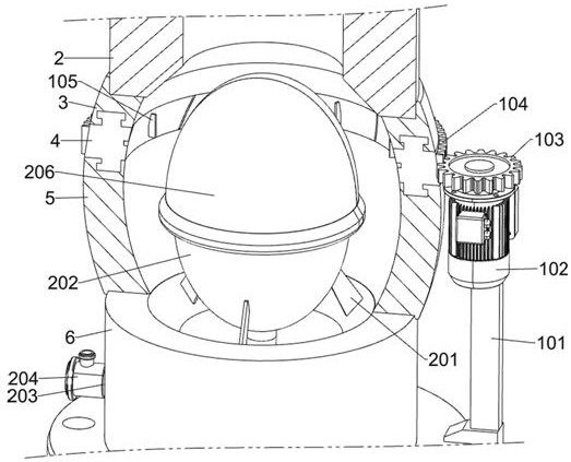 Online gas sampling equipment in oil field oil delivery pipe