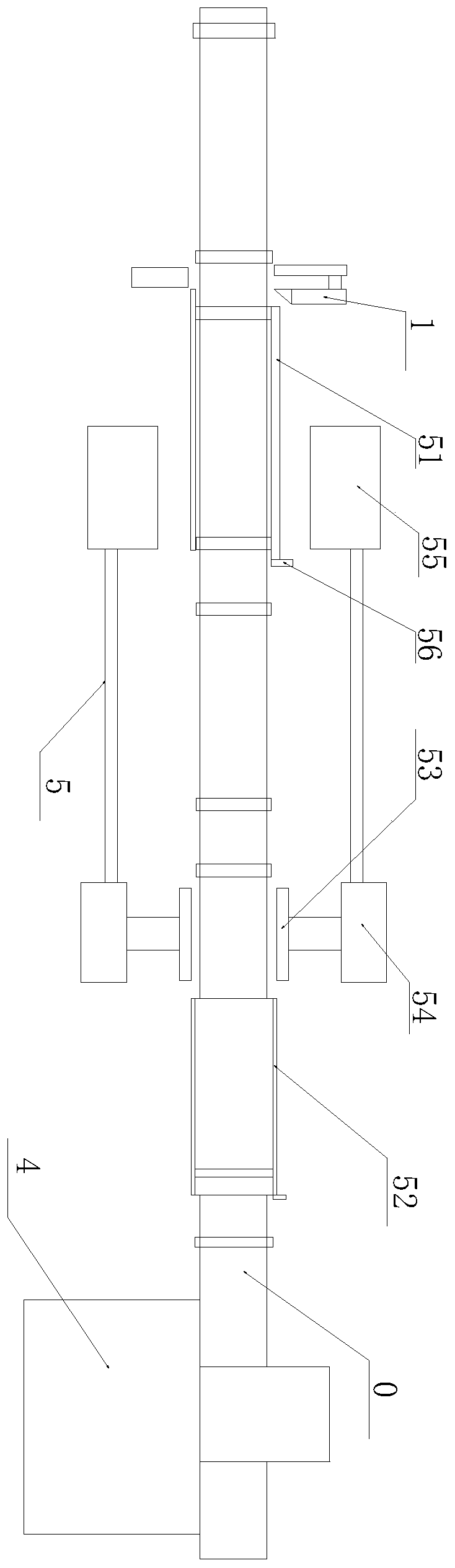 An automatic cutting device for hard brush wire