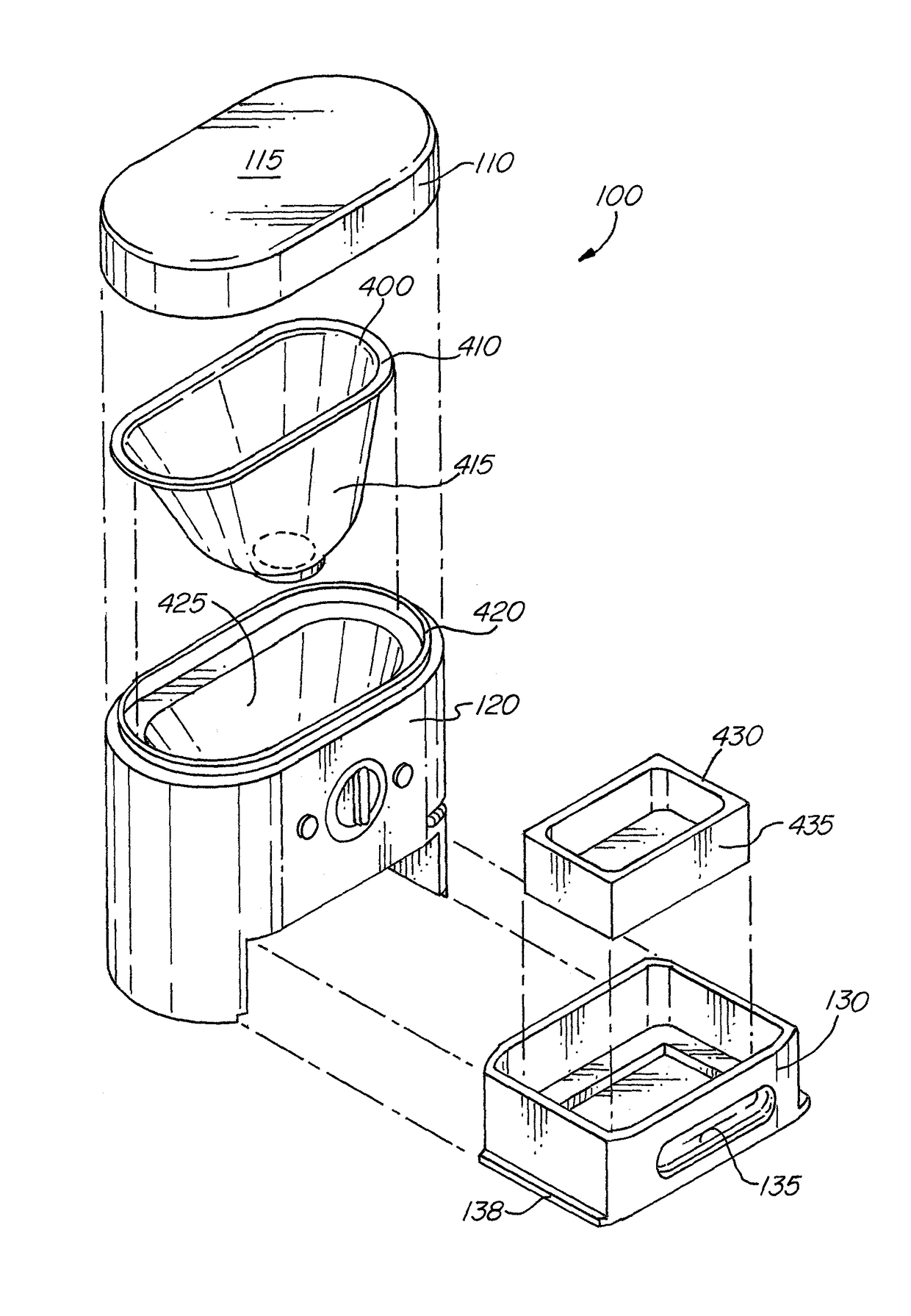 Solid soap fragment melting apparatus and method