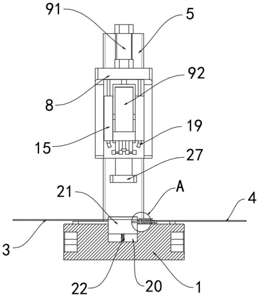 Ultrasonic welding device for fabric processing