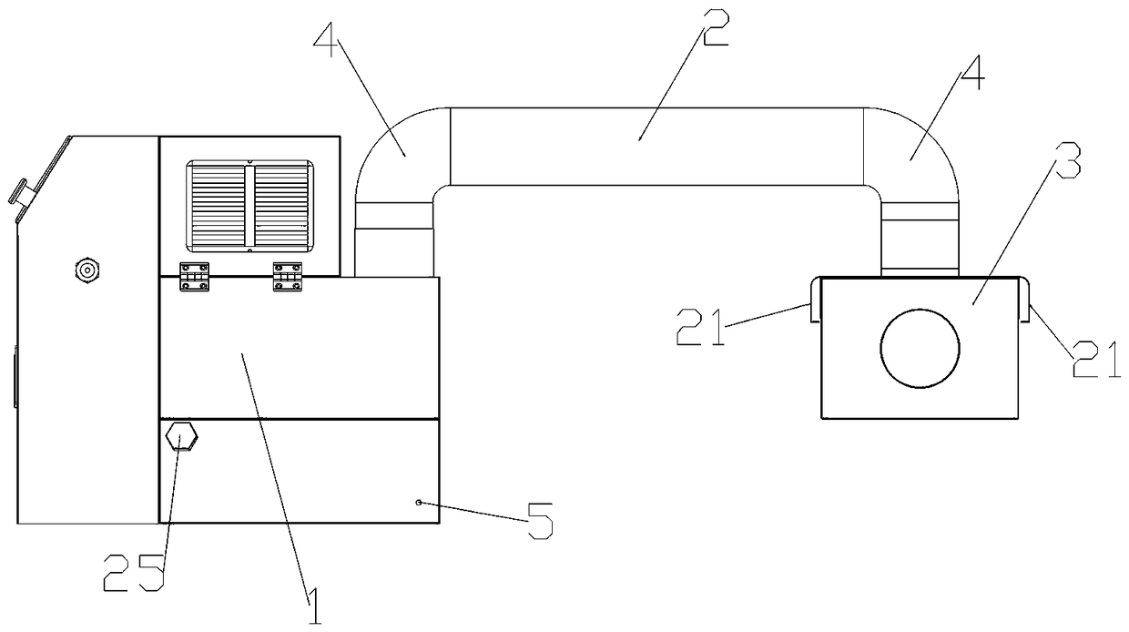 Atomizing device for oil tank cleaning and method for cleaning oil tank by using atomizing device