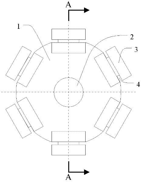 Switched reluctance motor with multidirectional magnetic field characteristic