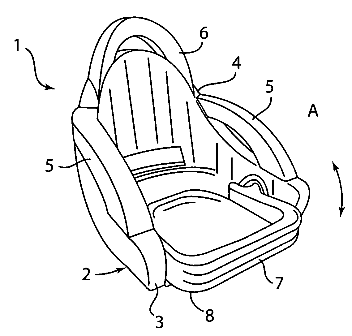 Marine seat interchangeable component assembly and method