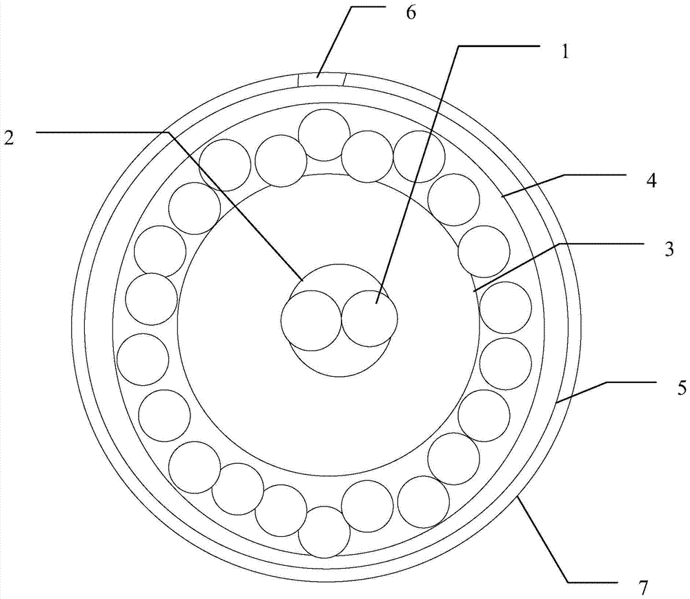 Abrasion-resistant and waterproof cable