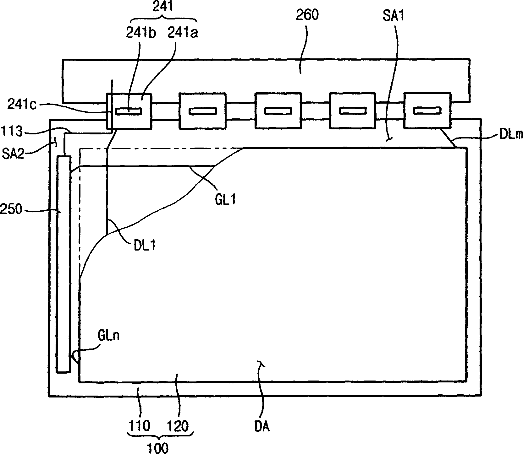 Voltage converting unit and display device having the same