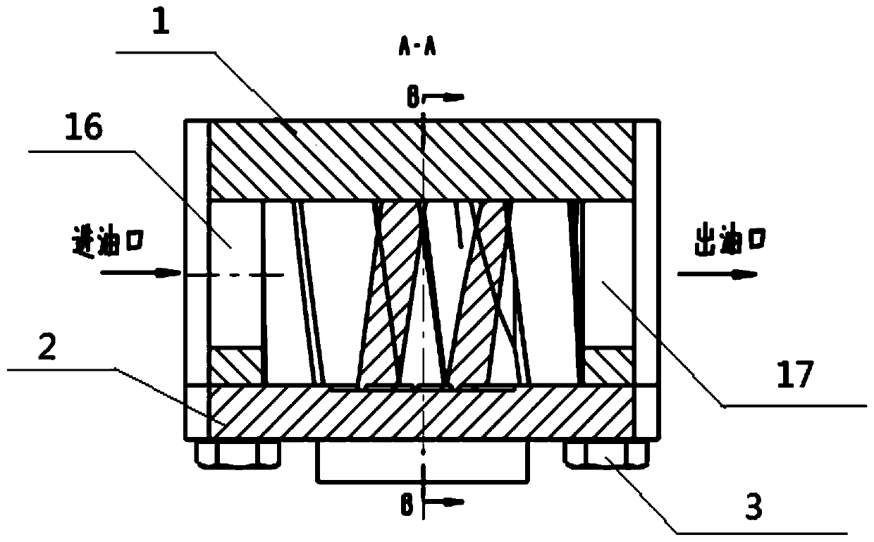 A vertical shaft arrangement oil pump structure