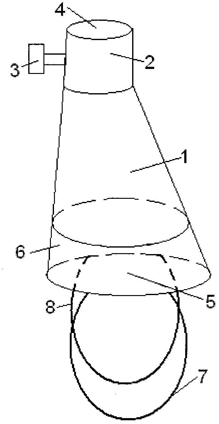 Appliance for relieving tachypnea of infant suffering from congenital heart disease