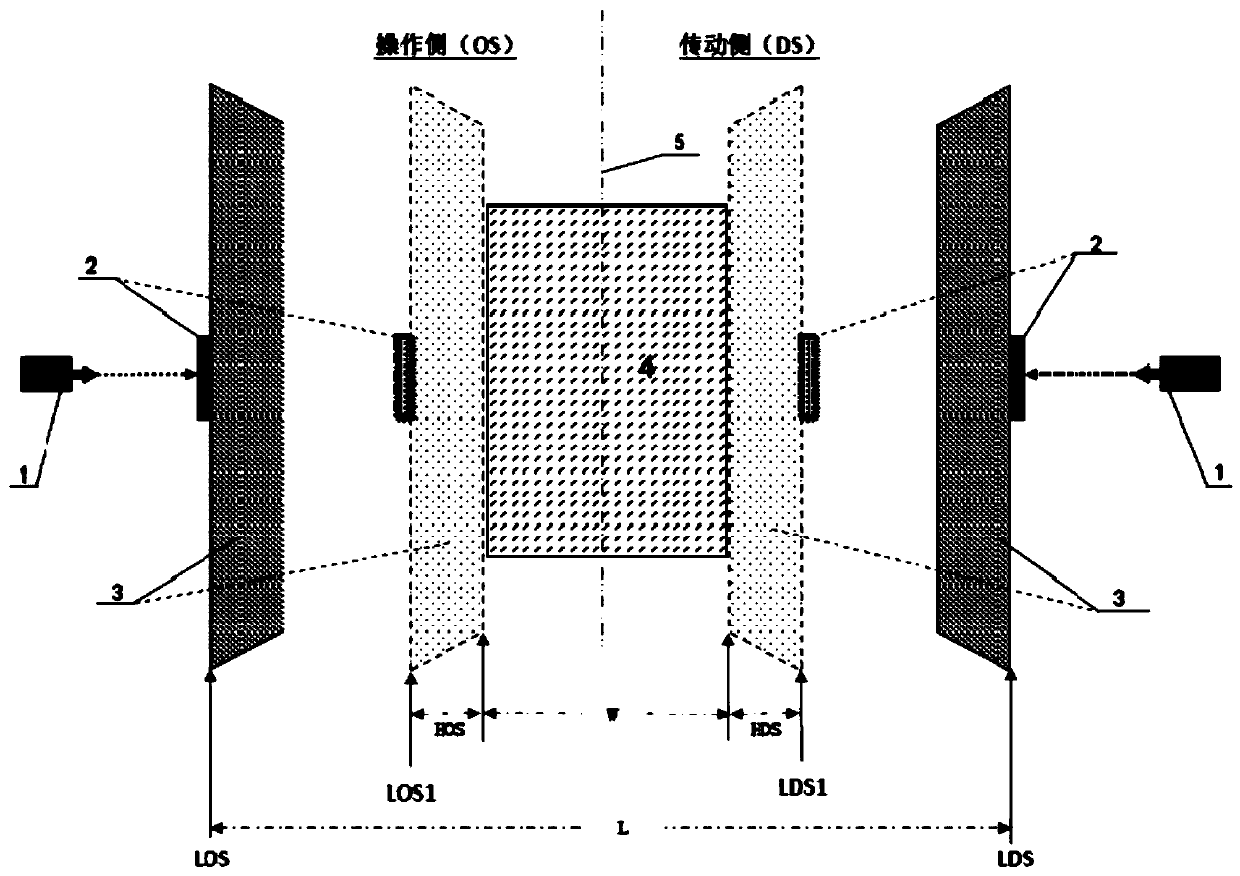 Rolled piece width measuring system and method for rolling mill manipulator