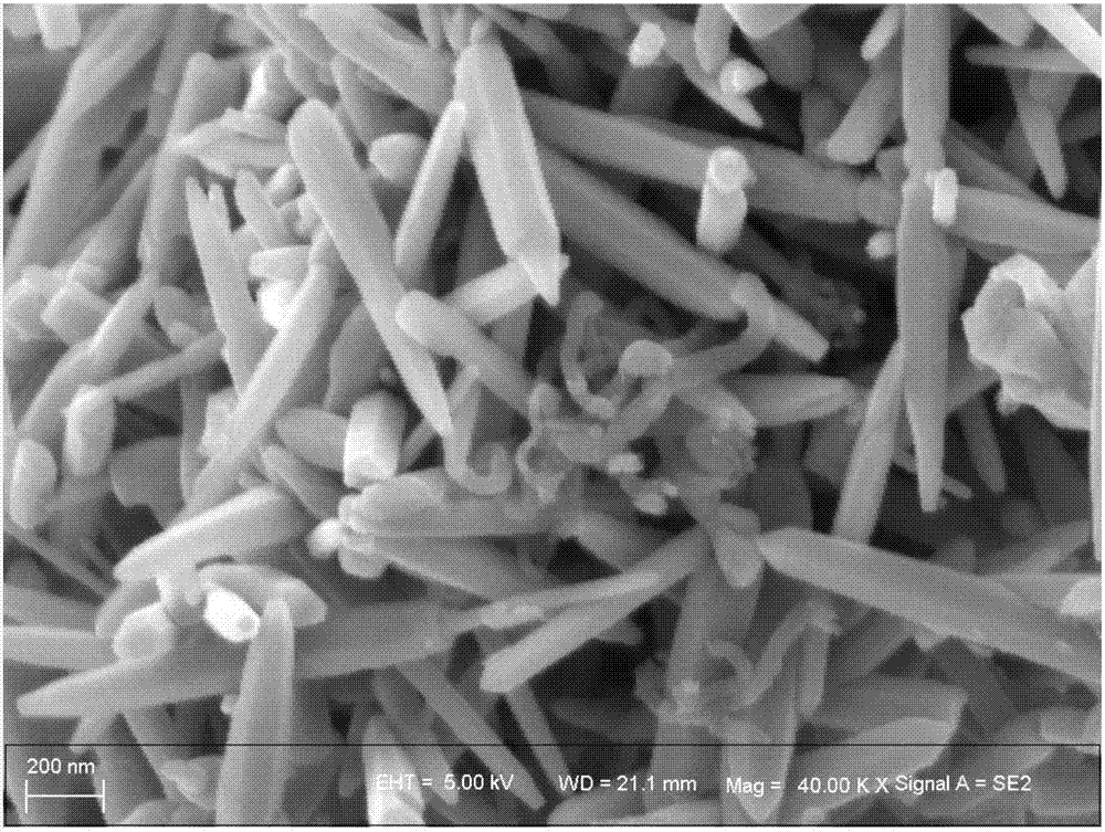 Zinc oxidenanorod-carbon nanotubealcohol sensor and preparation method thereof