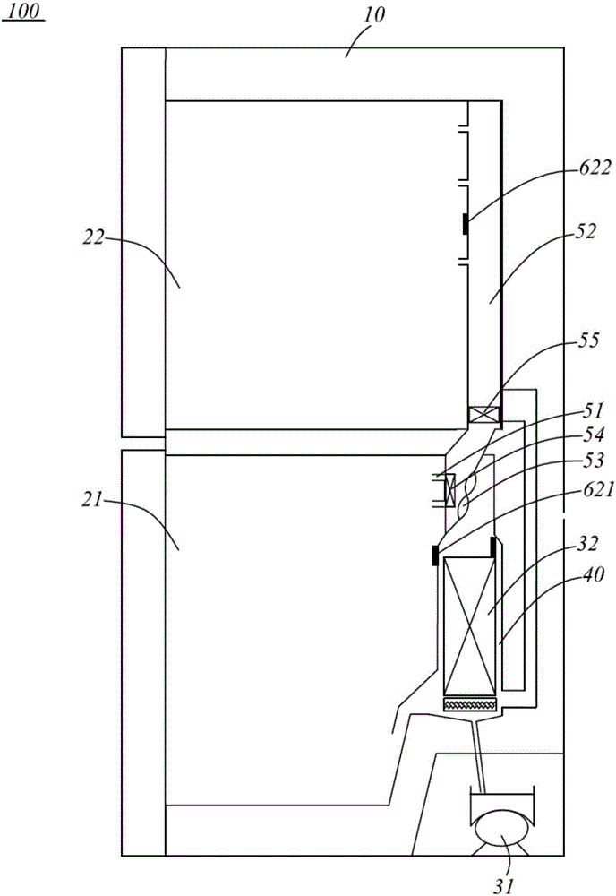Air-cooled refrigerator and operational control method thereof