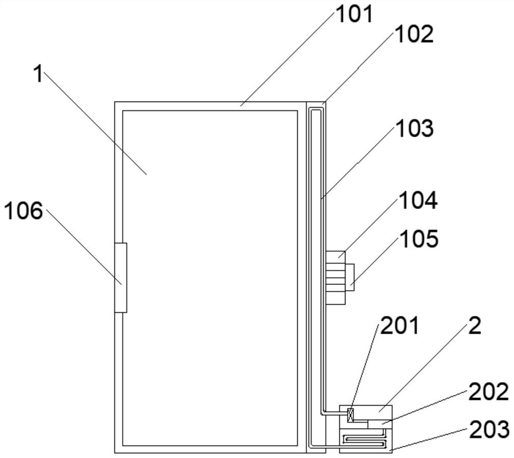 Heat dissipation control system applied to power cabinet