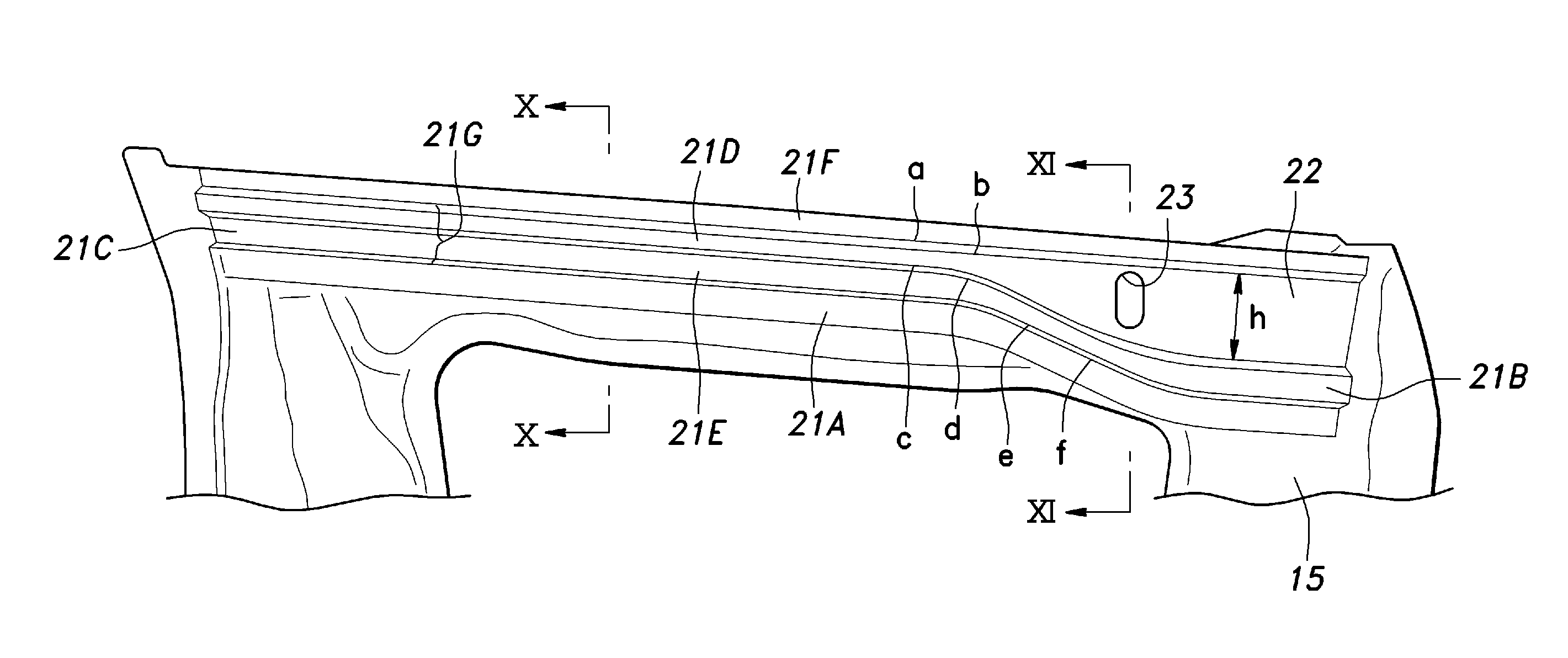 Vehicle door structure and method for fabricating the same