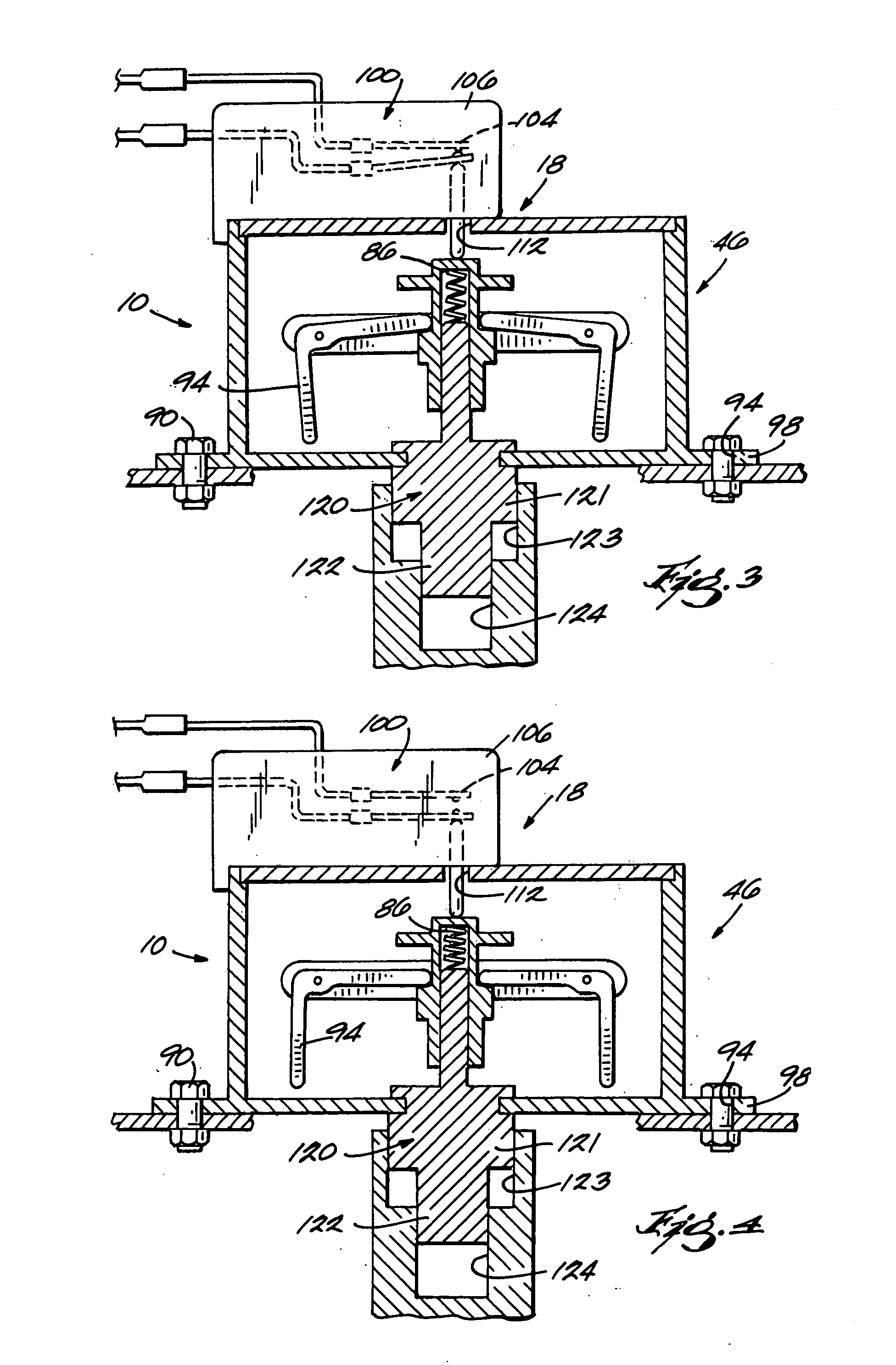 Electric motor assembly with a module attached to a motor housing