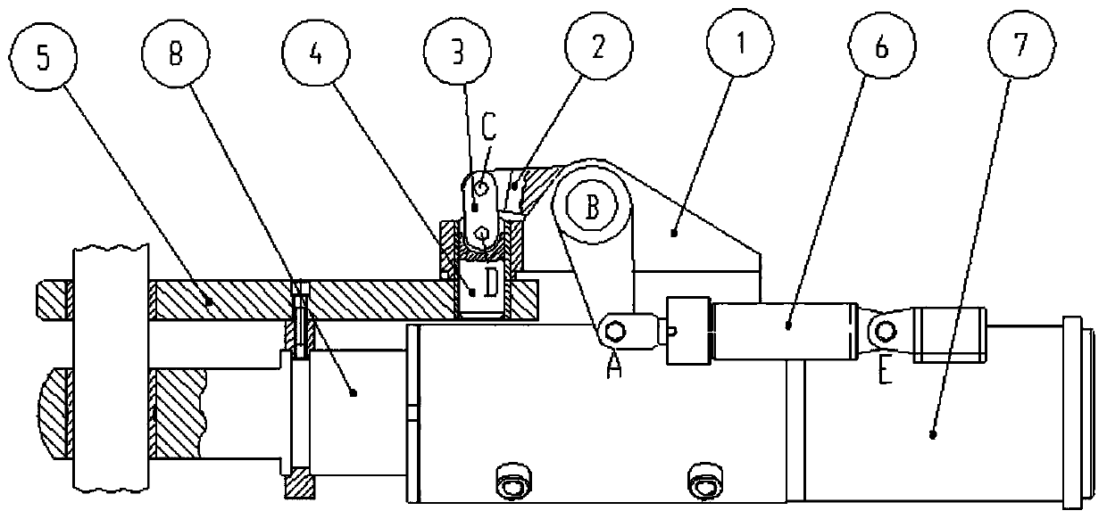 Hydraulic bolt mechanism