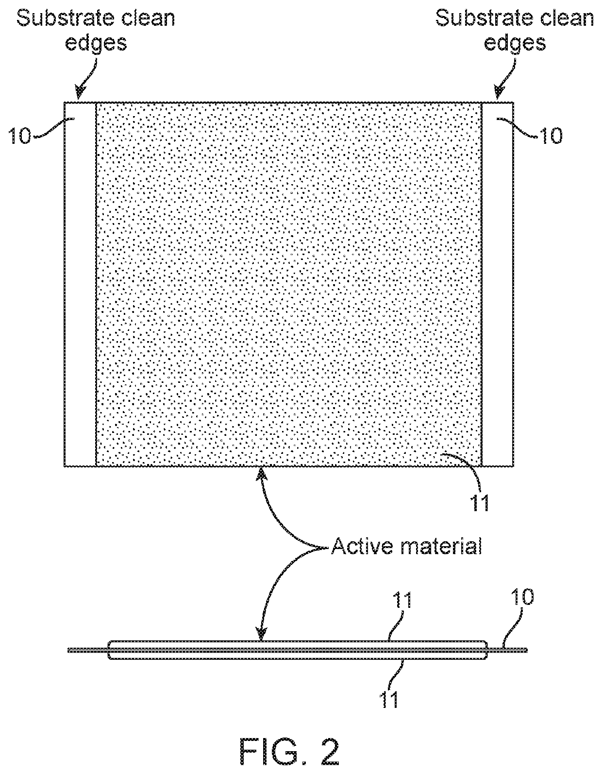 Coated iron electrode and method of making same