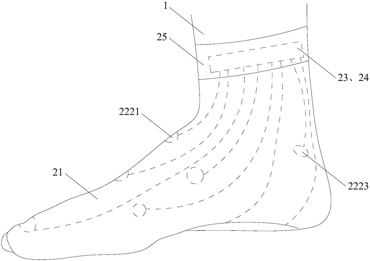 Foot pressure detection device