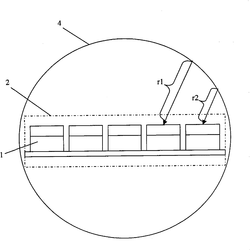 Method for measuring neutron dose equivalent by utilizing semiconductor array
