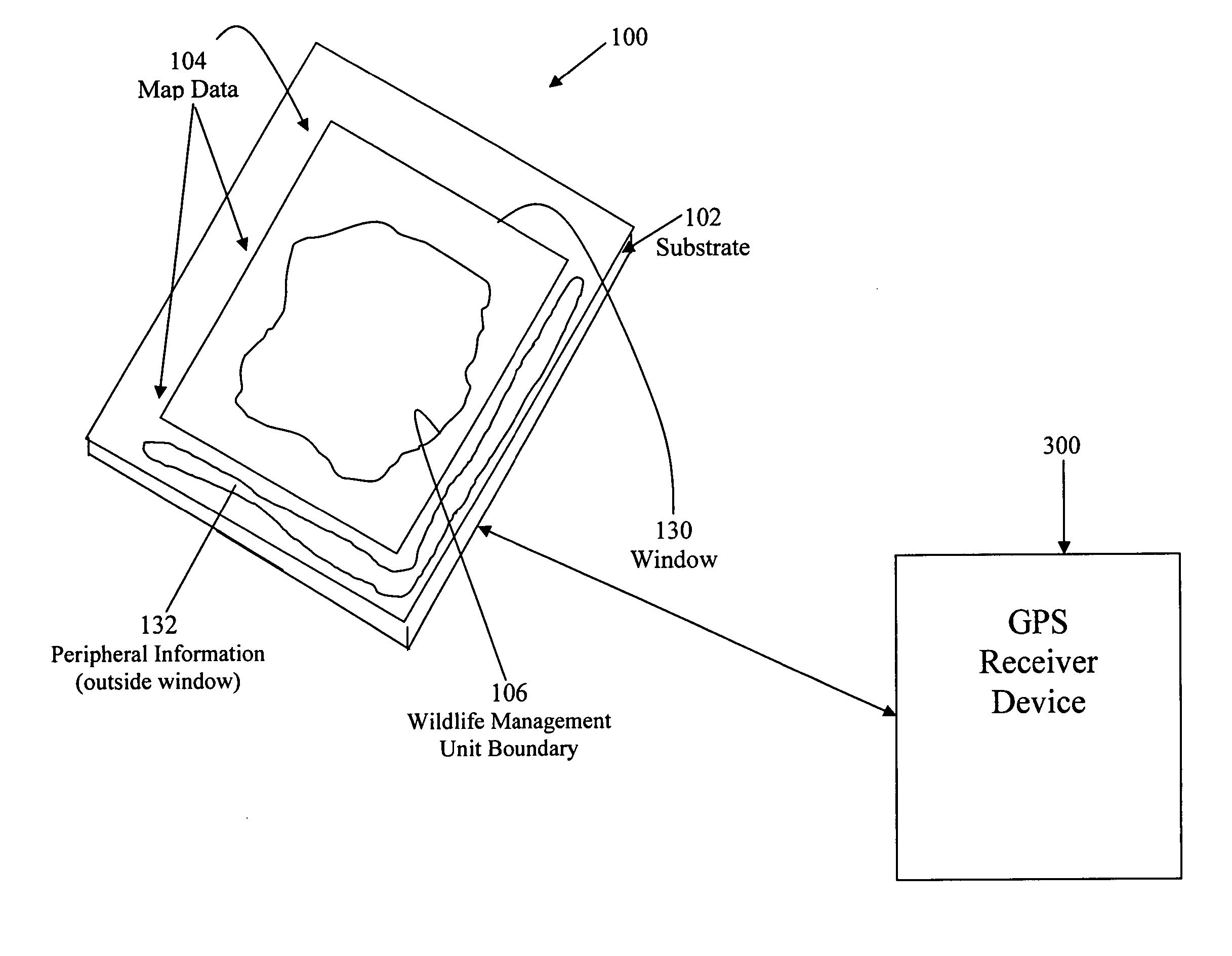 Map structure and method for producing