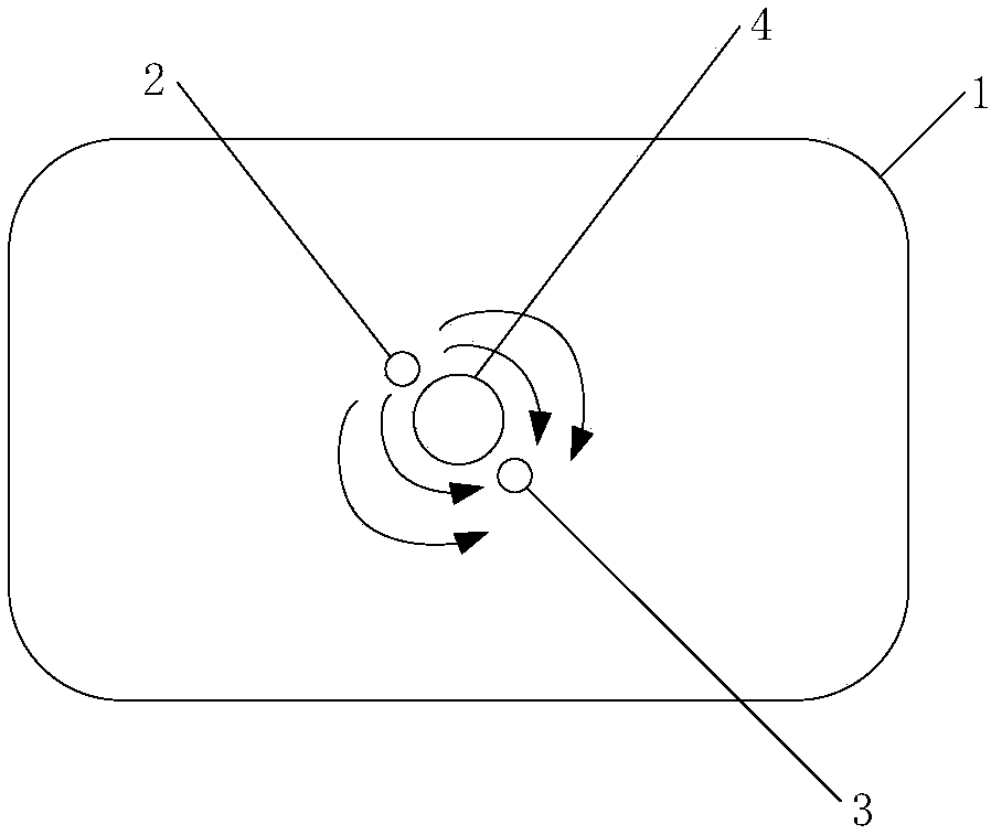 Water circulation system of planting machine