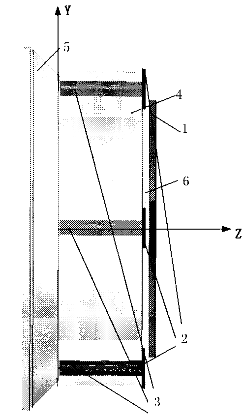 Boradband miniaturisation four-terminal port antennae located on the cylinder conductor platform