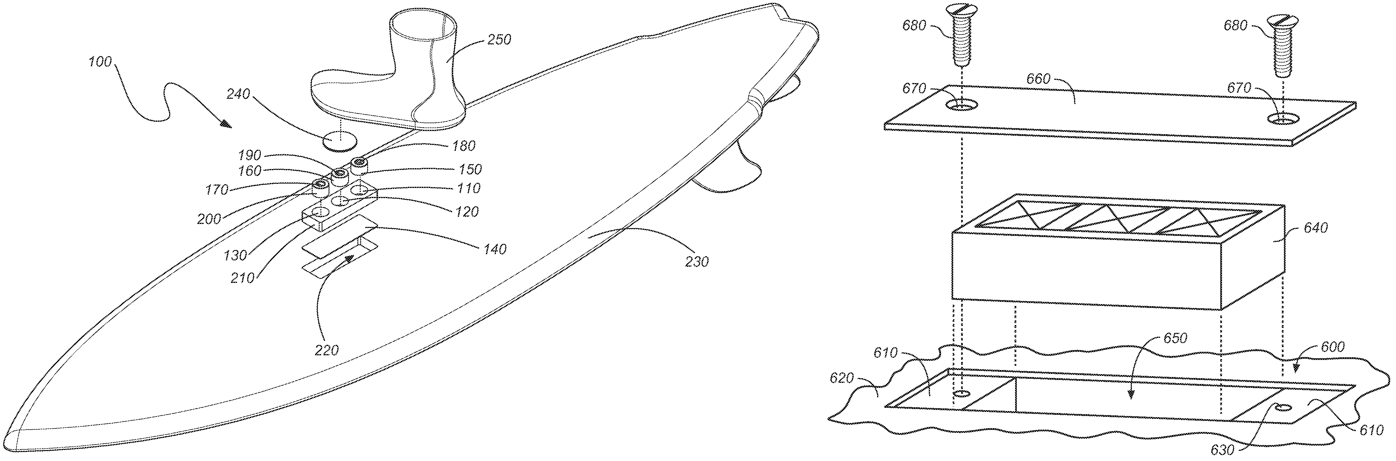 Magnetic method and apparatus for increasing foot traction on sports boards